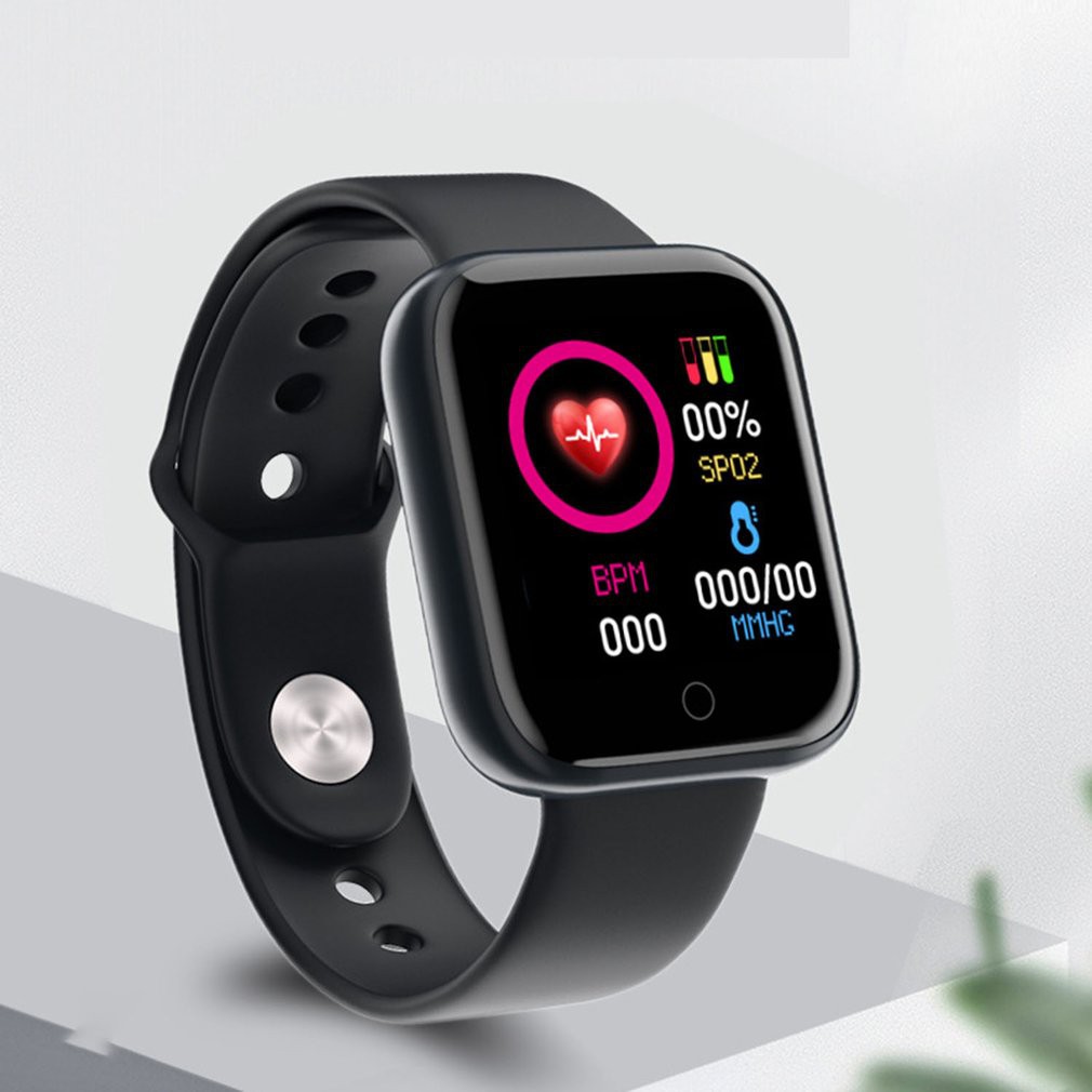 Đồng hồ thông minh Y68 thông báo tin nhắn/ messenger/ theo dõi sức khỏe/ đếm bước chân