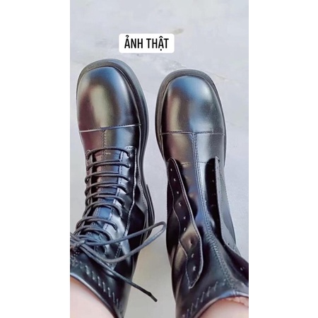 Bốt da đế thấp