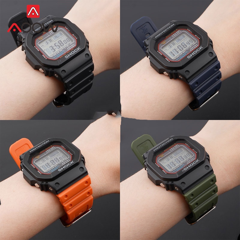 Dây Đeo Thay Thế Bằng Cao Su Và TPU Cho Đồng Hồ Casio G-SHOCK DW-5600 GW-M5610 GW-B5600 GA-2100