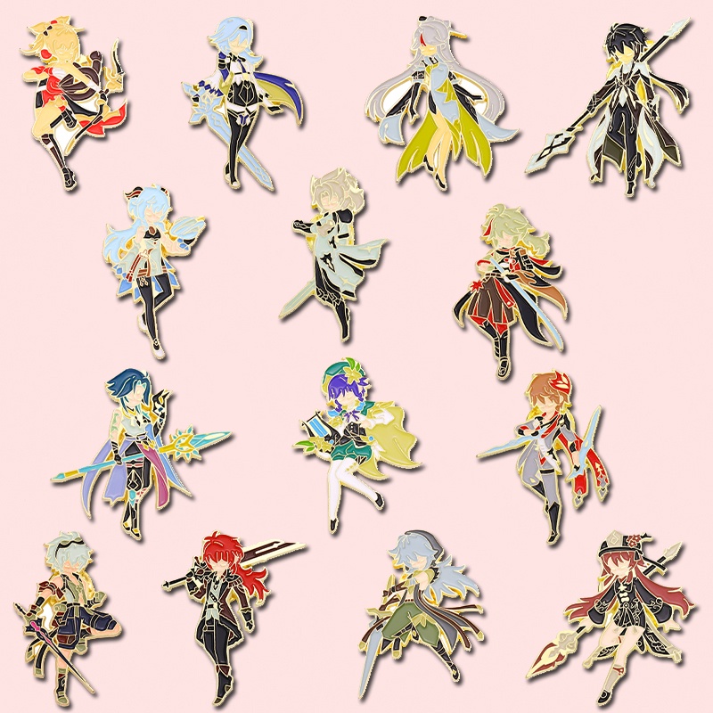 Huy Hiệu Cài Áo Hình Nhân Vật Anime