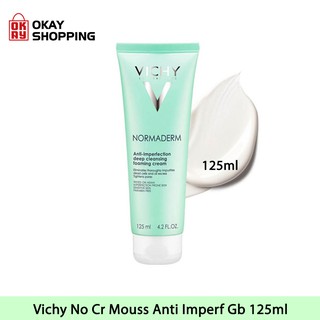 Sữa Rửa Mặt Tạo Bọt Ngăn Ngừa Mụn & Se Nhỏ Lỗ Chân Lông Vichy No Cr Mouss Anti Imperf Gb 125m