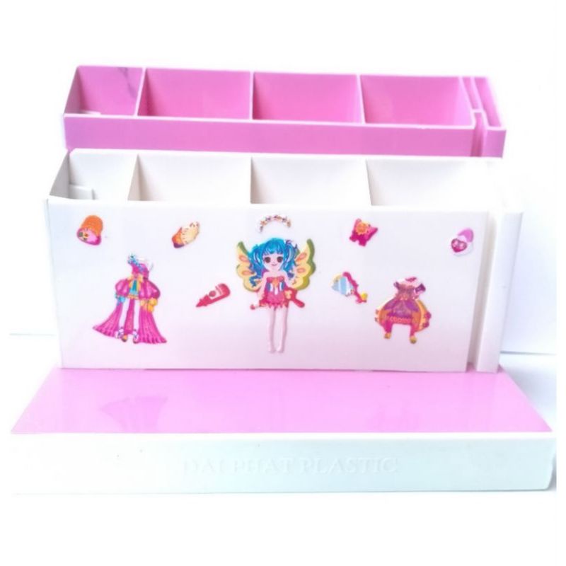 HỘP BÚT 2 TẦNG NHỰA CAO CẤP CHO BÉ YÊU