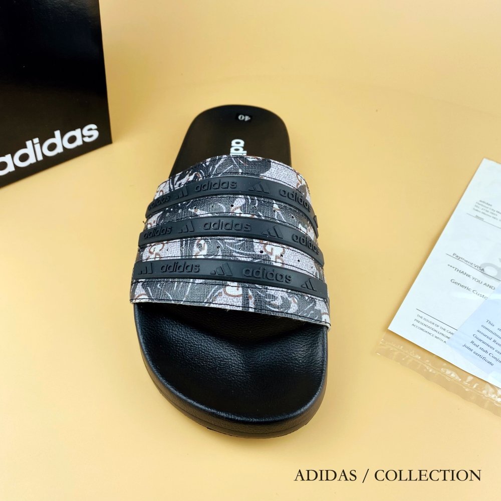 Dép Nam ADIDASS DS 110  Mẫu Mới - Dép Nam Quai Ngang Form Dáng Thể Thao Full Box