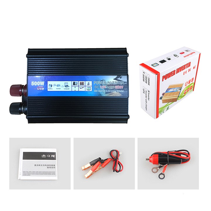 Đổi nguồn 12V lên 220V 500W