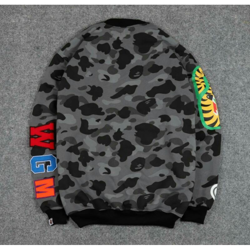 Áo Hoodie Bape In Họa Tiết Rằn Ri Cá Tính