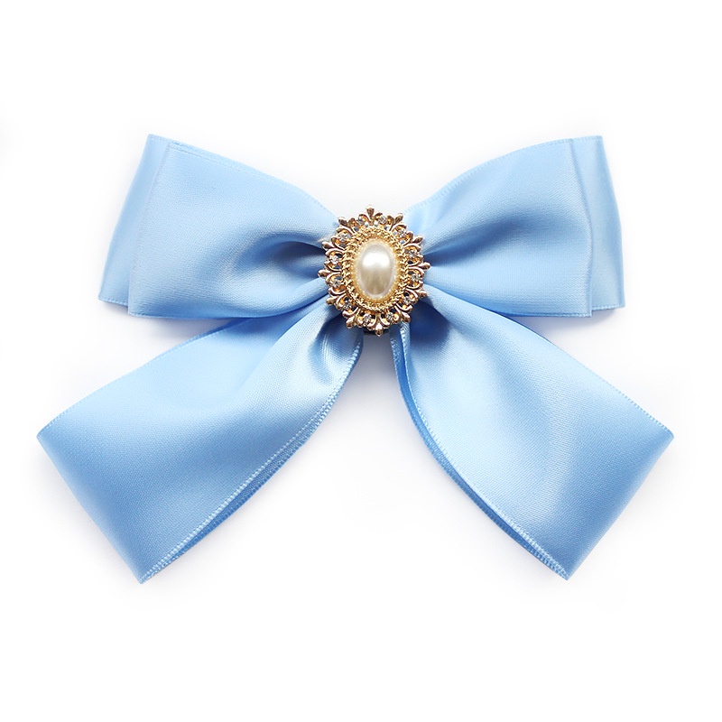 Nơ Cài Áo Đính Ngọc Trai Xinh Xắn Cho Nữ