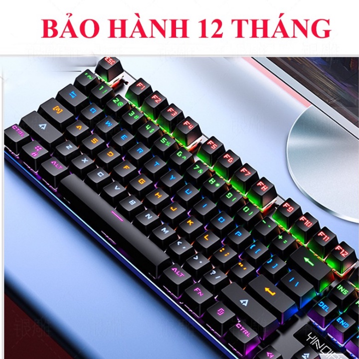 Bàn Phím Cơ Gaming ZK3 Full Đèn Led - Bàn Phím Máy Tính Chuyên Game - Bảo Hành 12 Tháng