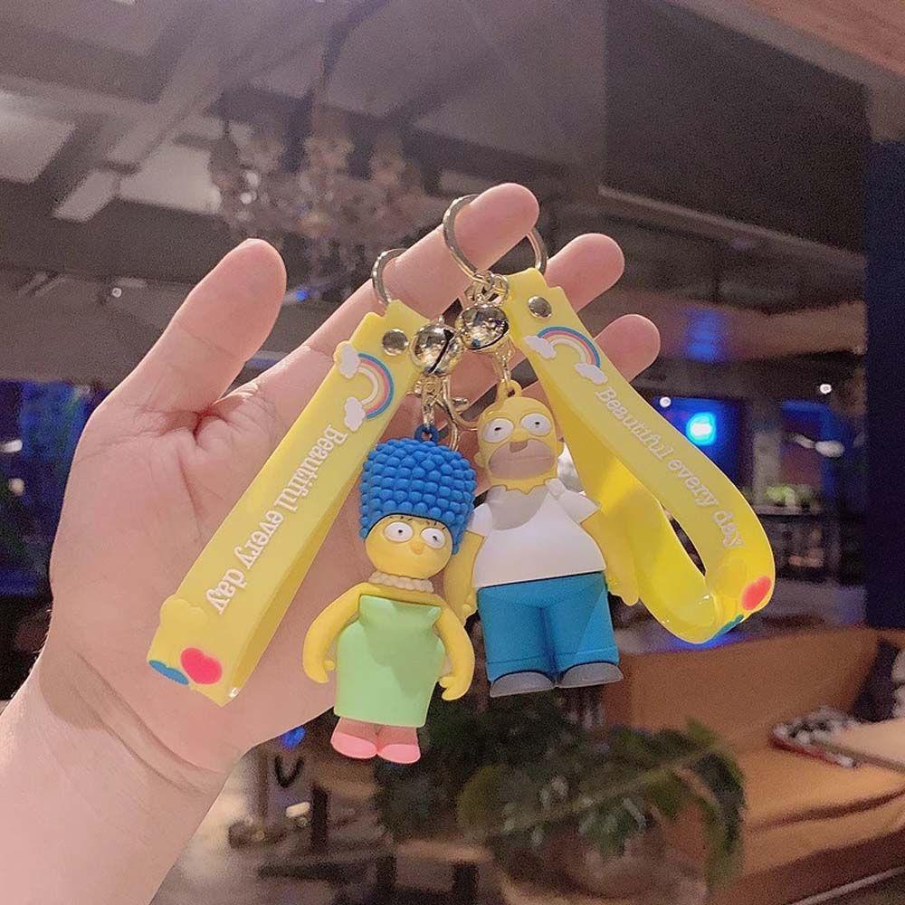 Móc Khóa Hình Simpsons Dễ Thương Móc Khóa Hình Nhân Vật Phim Hoạt Hình Simpson