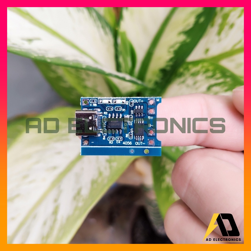 Mạch Sạc 1S Type C Bảo Vệ Pin Li-on 18650 Lithium 3.7 - 4.2V Cổng USB Type C New Version Chip 4056H 1.2A