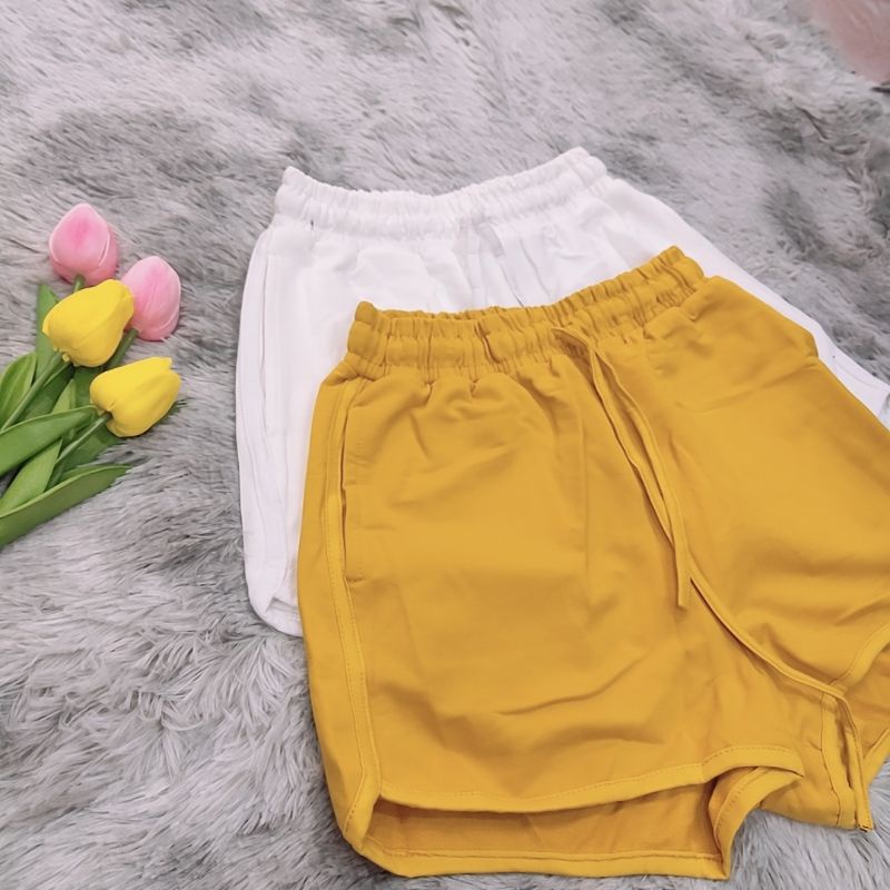 Quần Short Nữ Thể Thao, Quần Đùi Phong Cá Tính Nhiều Màu Sắc