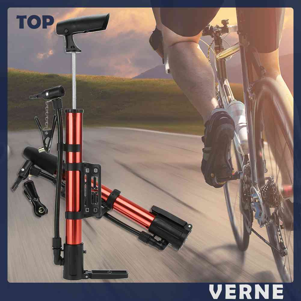 Ống Bơm Xe Đạp Leo Núi Mini Bằng Hợp Kim Nhôm VERNE