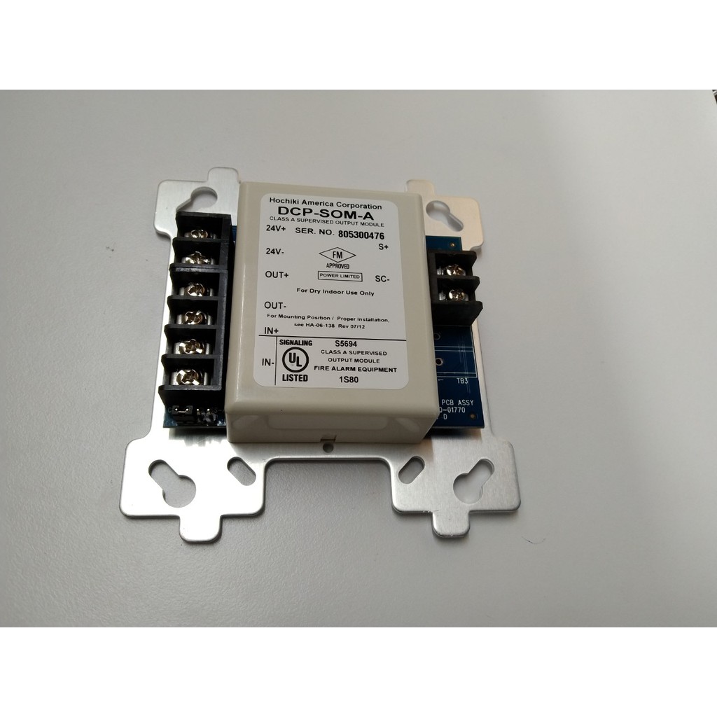 Module điều khiển ngõ ra xuất điện áp 24V Hochiki DCP-SOM-A