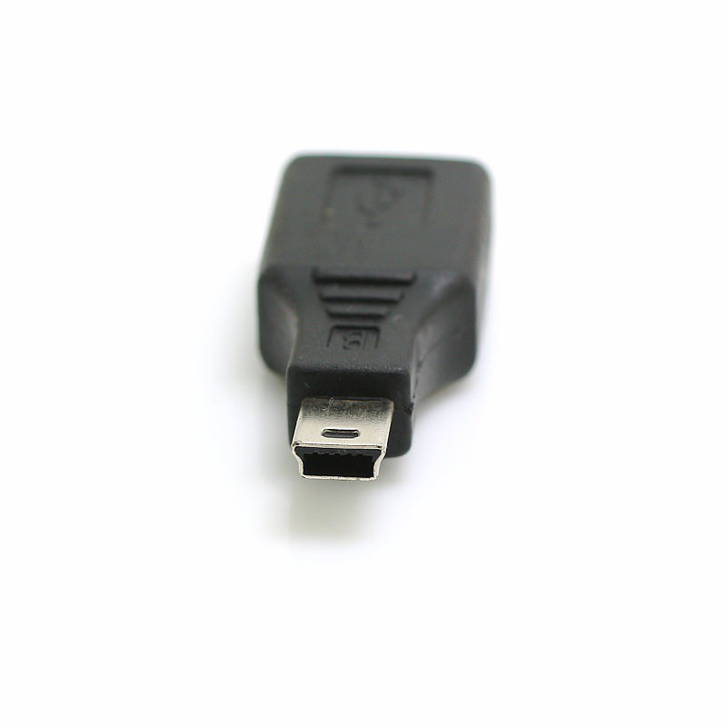 Đầu chuyển đổi Mini Usb sang USB - OTG Chân vuông máy nghe nhạc - cho ô tô