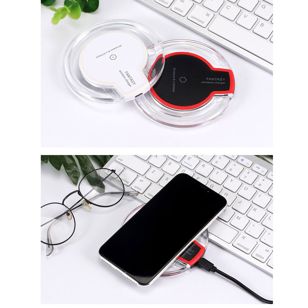 Sạc không dây cho IPHONE và THIẾT BỊ ANDROID