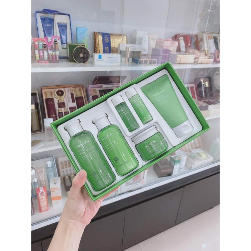 [AUTH] BỘ DƯỠNG TRÀ XANH INNISSFREE GREEN TEA BALANCING SPECIAL SKIN CARE EX SET 6 MÓN