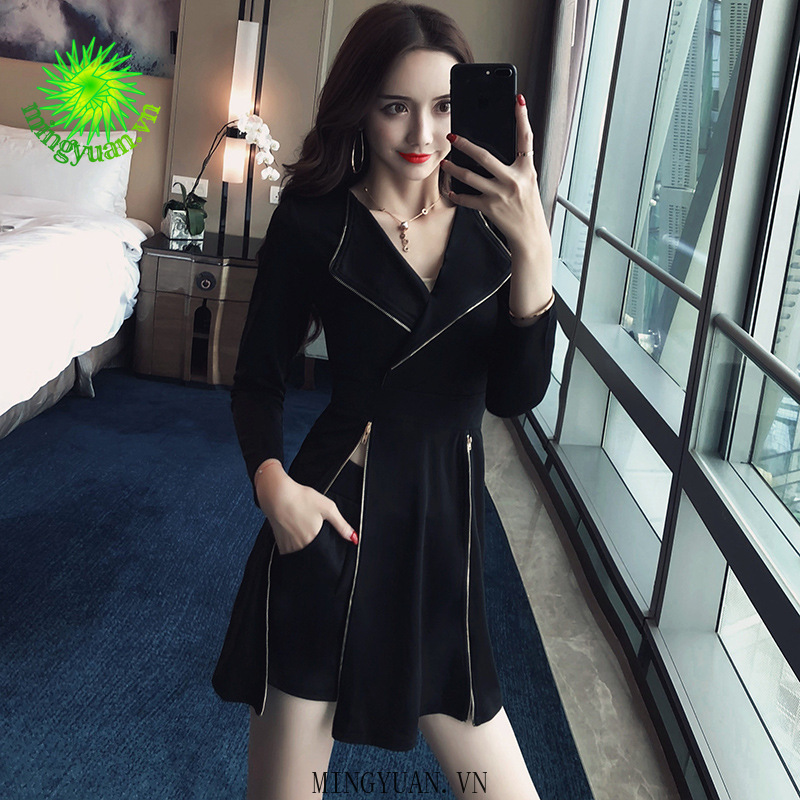 ( Mingyuan ) Two-piece fashionable slim dress