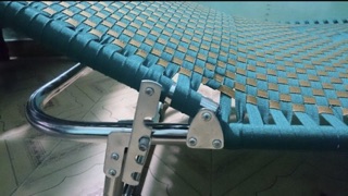 Giường gấp khung inox