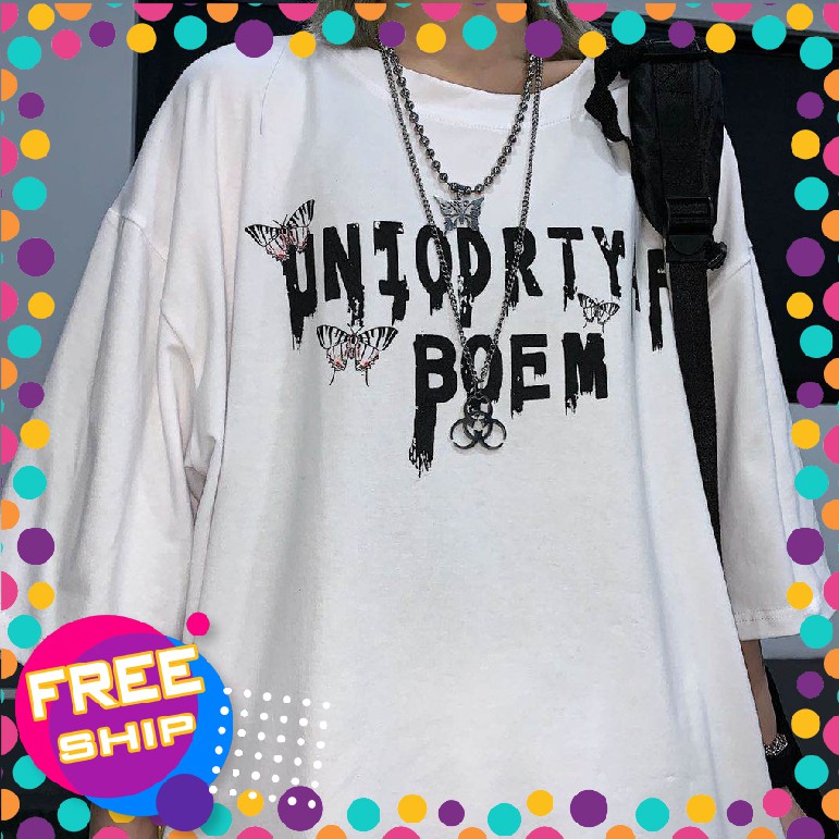 Áo thun tay lỡ form rộng Oversize S6, áo phông Unisex siêu xinh Boem A265