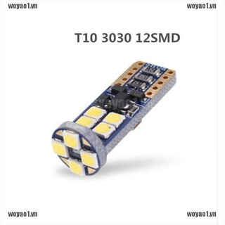 Bộ 2 Đèn Led Canbus T10 3030 6 Smd Osram Chuyên Dụng Cho Xe Hơi