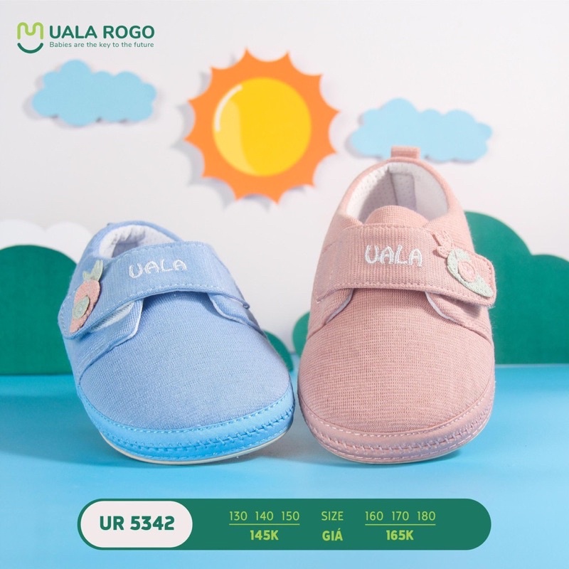 Giày Tập Đi Đế Cao Su Chống Trượt Uala Rogo UR5342