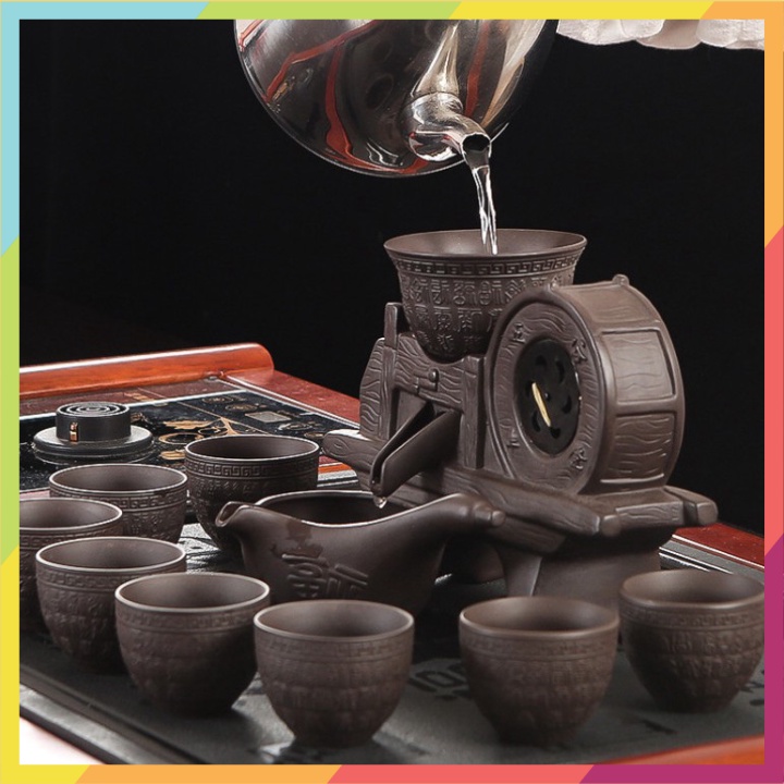 💯 BỘ ẤM TRÀ CỐI XAY GIÓ CAO CẤP Phong Cách Nhật Bản  Eurro Outlet