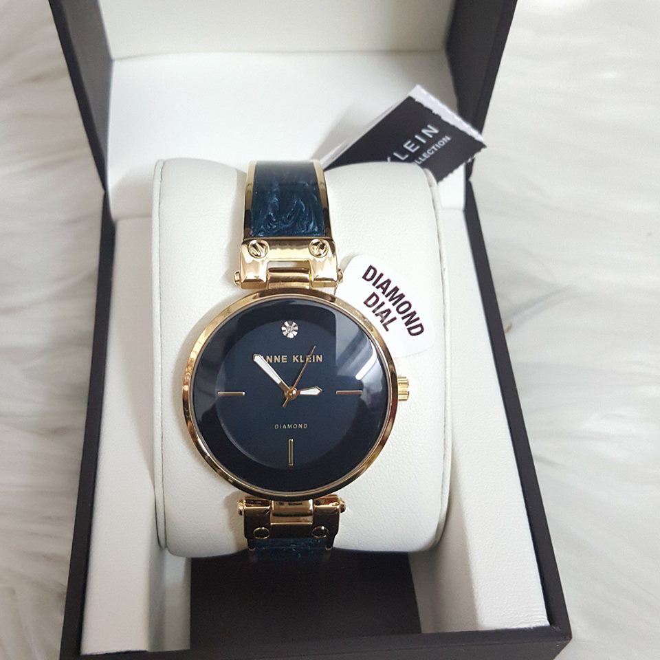 Đồng hồ nữ Anne Klein AK/2512NVGB - Navy Blue/Gold hàng chính hãng