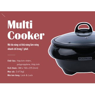 Nồi Lẩu Điện Lock&Lock EJP331BLK (5 lít)