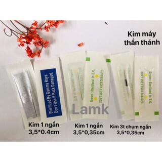 50C-100C KIM 1 NGẮN( dày 0.35 và 0.4) VÀ KIM 3 TRÒN NGẮN CHO MÁY XĂM THẦN THÁNH