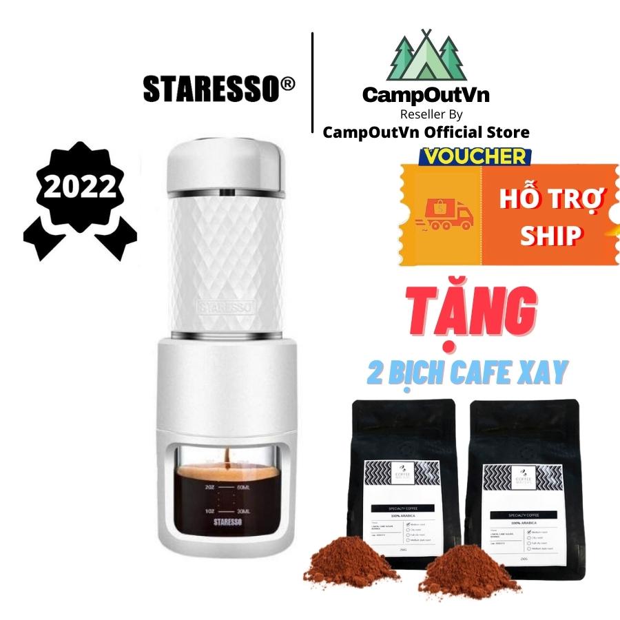 Máy pha cà phê mini Staresso campoutvn cầm tay staresso basic du lịch cắm trại máy ép pha cafe cầm tay