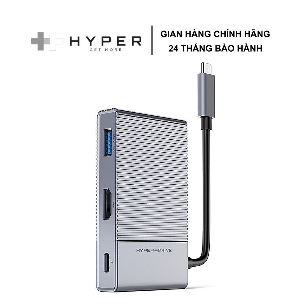 CỔNG CHUYỂN HYPERDRIVE GEN2 6-IN-1 FOR MACBOOK, IPAD PRO 2018-2020, PC &amp; DEVICES (G206)