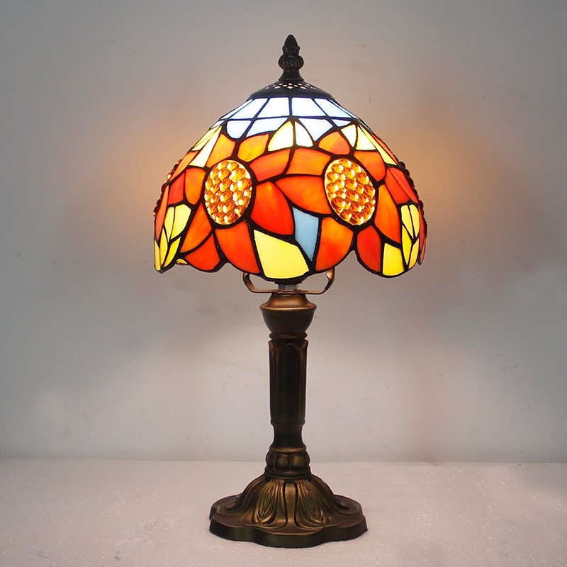 Đèn Bàn Phòng Khách/Phòng Ngủ 20cm Phong Cách Tiffany