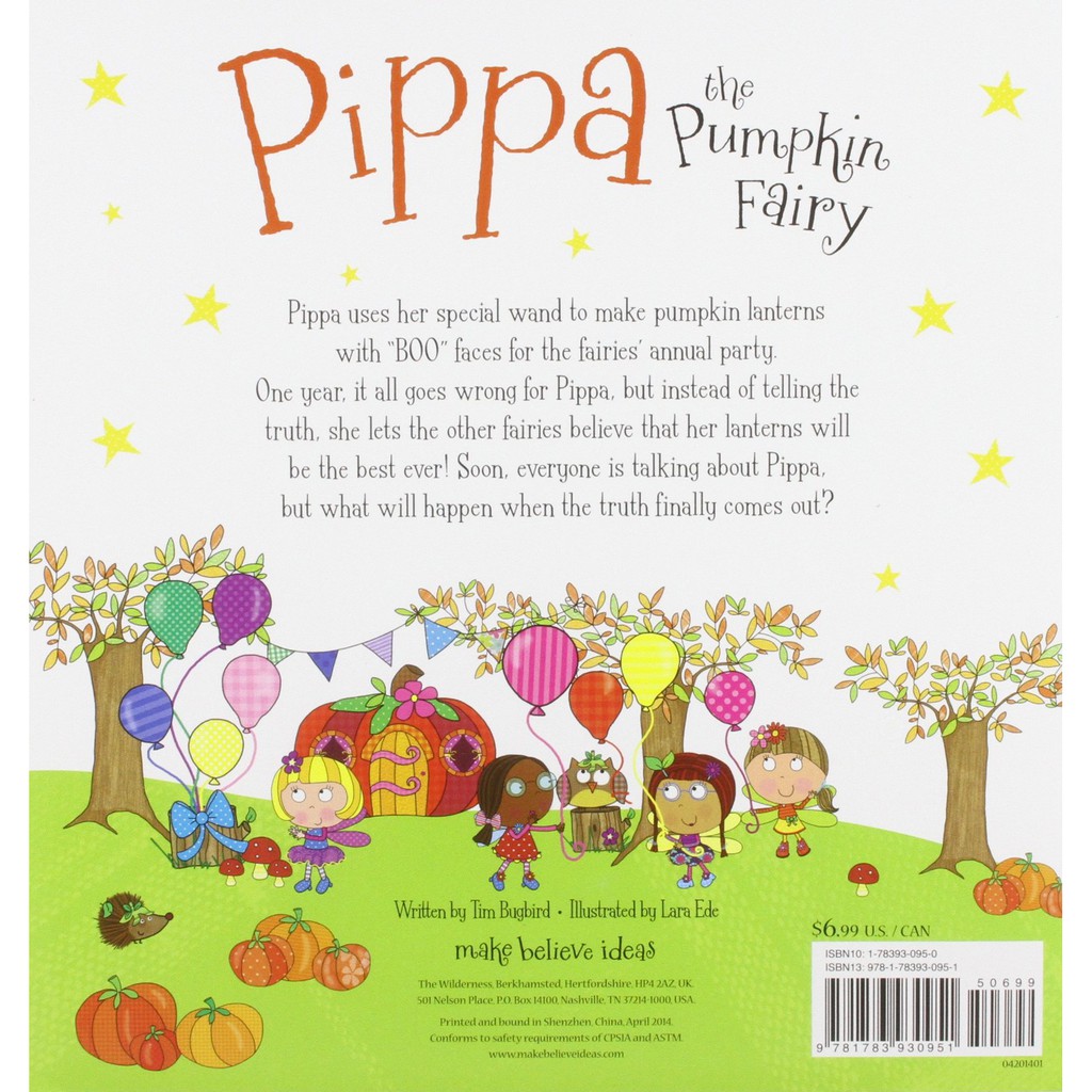 Sách Pippa the Pumkin Fairy bằng tiếng anh cho bé gái | BigBuy360 - bigbuy360.vn