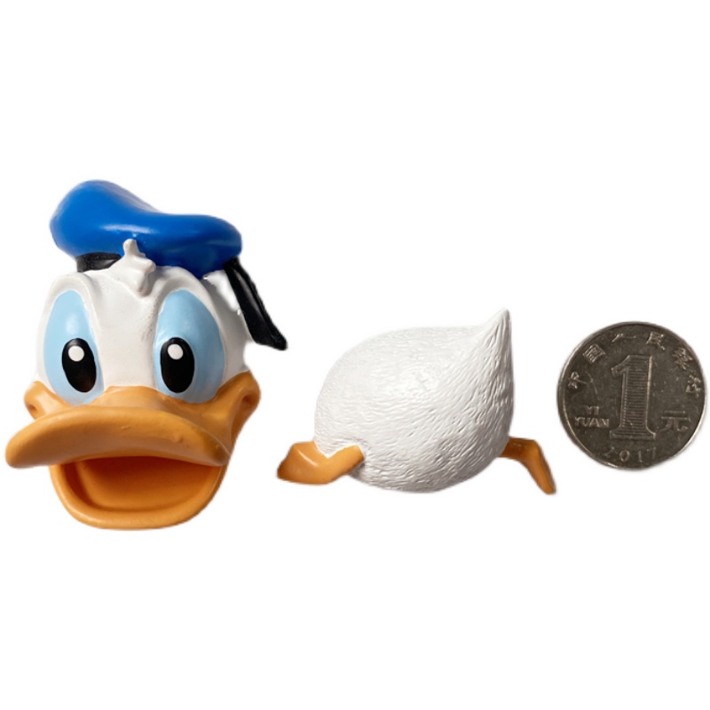 Bộ 2 Miếng Dán Nam Châm Bằng Nhựa PP Hình Vịt Donald Ba Chiều Dễ Thương