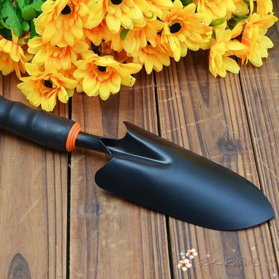 Xẻng đào đất trồng cây cảnh lưỡi hẹp cán cao su 6x32cm