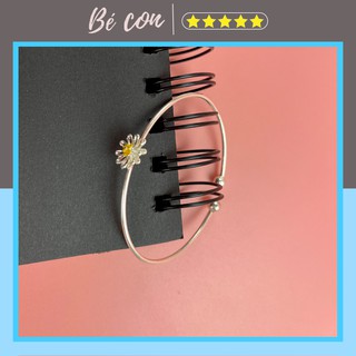 Vòng Tay Hoa Cúc💝FREESHIP💝Lắc Tay Cúc Họa Mi Bạc Ta | lac tay bac
