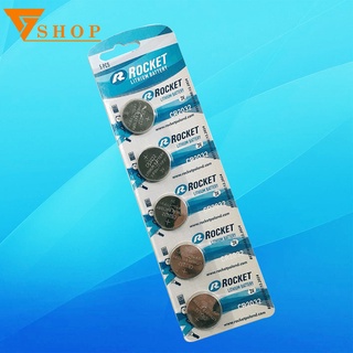 Pin rocket cr2032 vỉ 5 viên lithium 3v