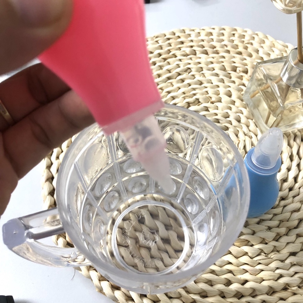 Dụng cụ rửa mũi, bình rửa mũi cho bé silicon