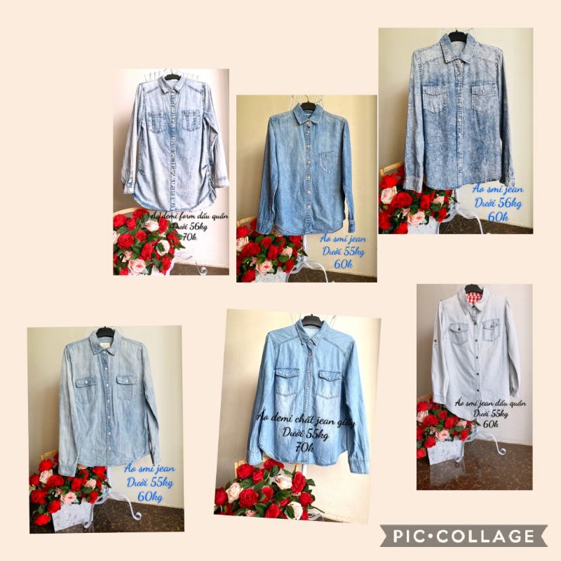 Áo sơ mi jean