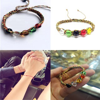 Vòng Dây chỉ ngũ sắc mix đá phong thủy[Hàng Cao Cấp]