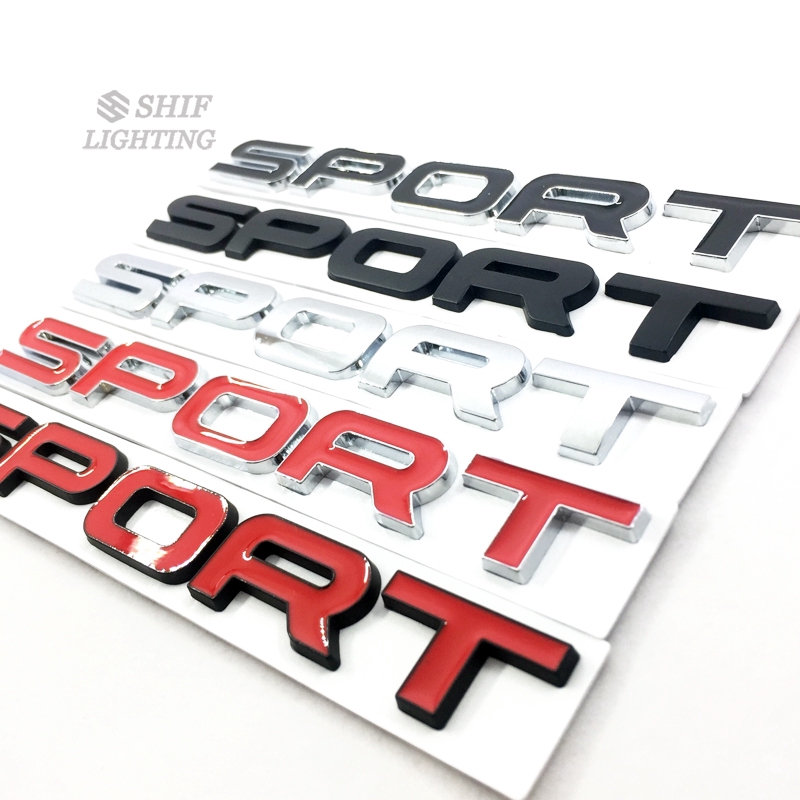 Sticker bằng kim loại chữ SPORT để trang trí xe LAND ROVER/ RANGE ROVER