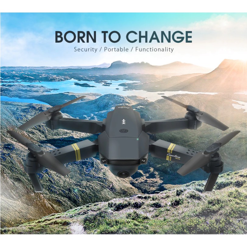 FLYCAM E58, KẾT NỐI WIFI TRỰC TIẾP SMARTPHONE QUAY PHIM CHỤP ẢNH HD, TẶNG TÚI ĐỰNG - Bảo Hành 6 Tháng
