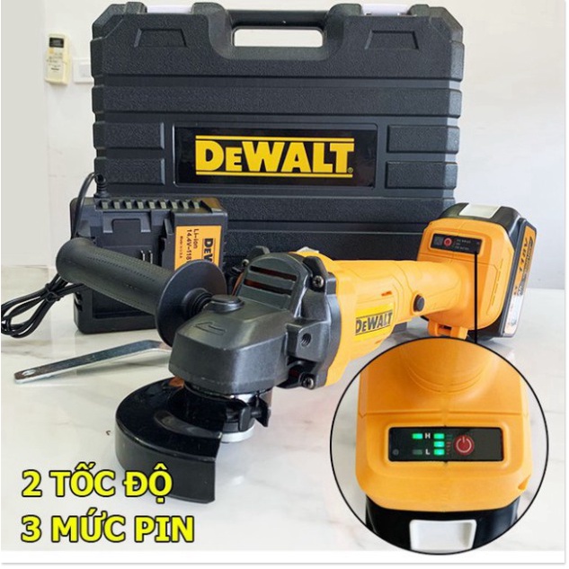 Máy mài pin DEWALT 118V 2 PIN không chổi than, Lõi Đồng - Máy mài Góc, Máy Cắt Đường kín