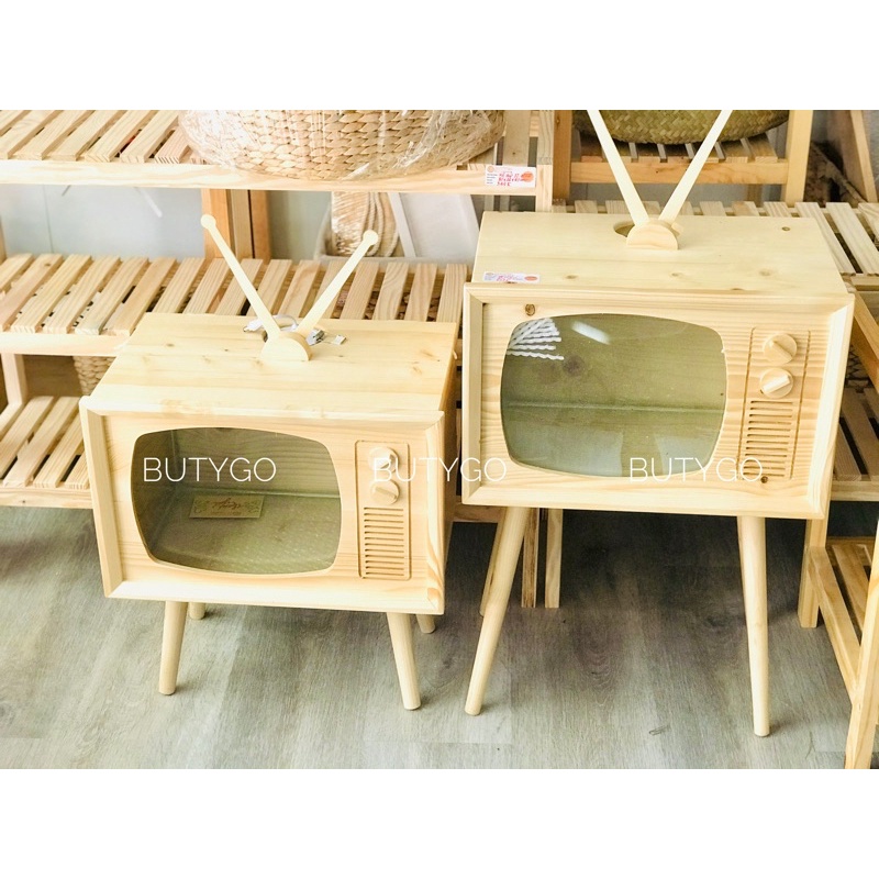Hồ cá ti vi 💥 CAO CẤP 💥 Hồ cá màu gỗ tự nhiên gia công theo yêu cầu