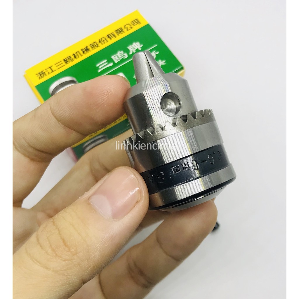 Bộ kẹp mũi khoan B10 kèm khớp nối trục 5mm kẹp 0.6 - 6mm - LK0261
