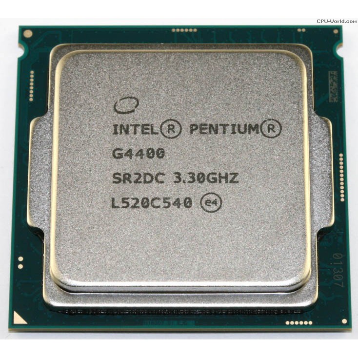 Bộ vi xử lý/ CPU Intel Pentium G4400 (3M Cache, 3.3GHz) (Cũ kèm Turbofan) (Giá Khai Trương)