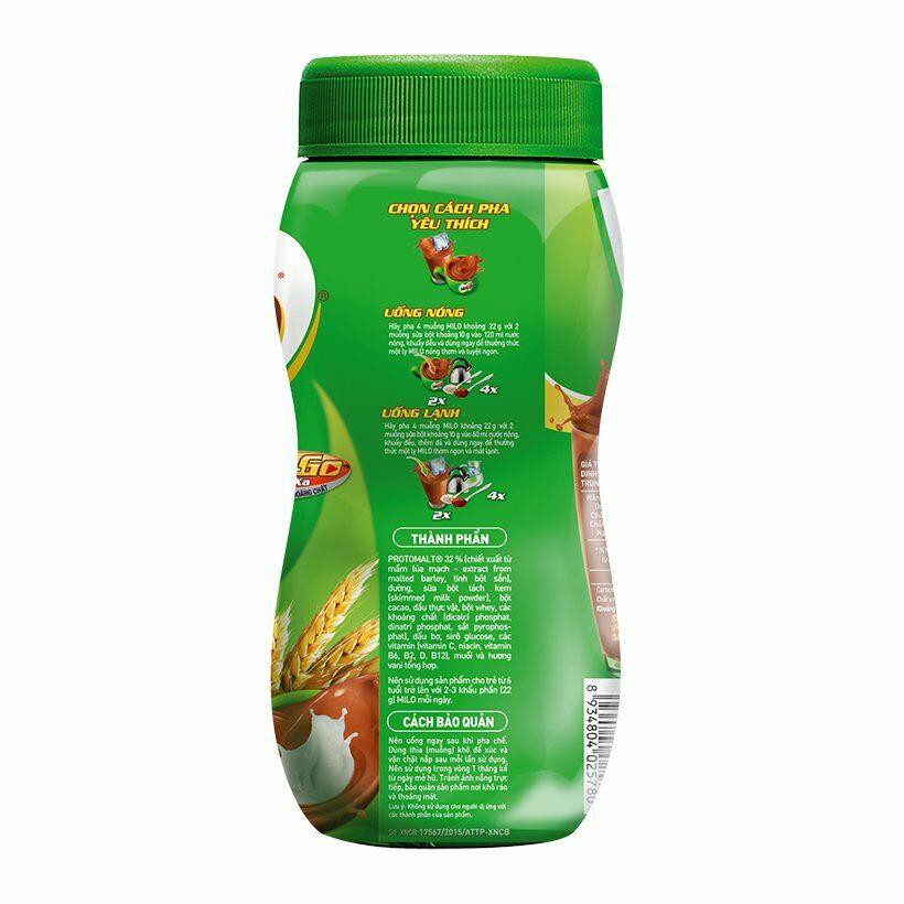 Nestle Milo lúa mạch [sữa bột] - Hộp hồ lô 400g date 3-2022 | BigBuy360 - bigbuy360.vn