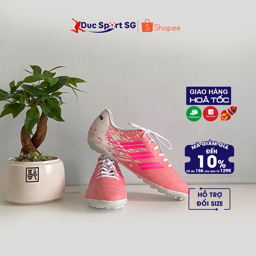 🍒🍍Giày đá bóng Predator hồng cao cấp chính hãng chất lượng🍀🌿