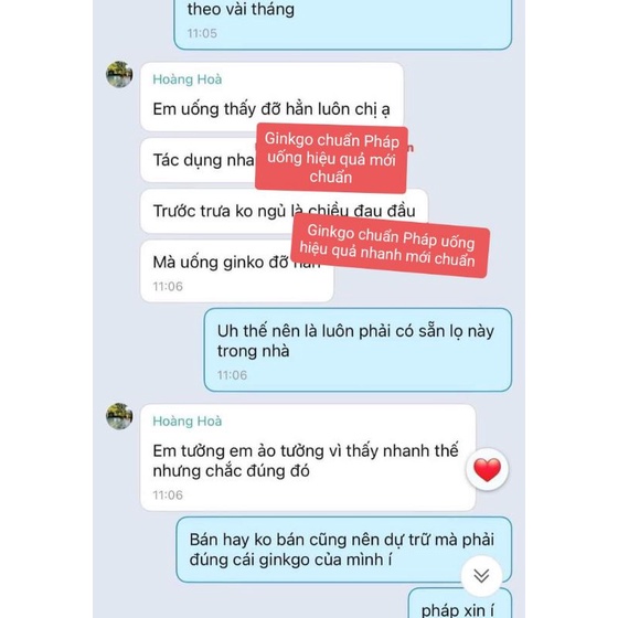 Bổ não Ginkgo Pháp