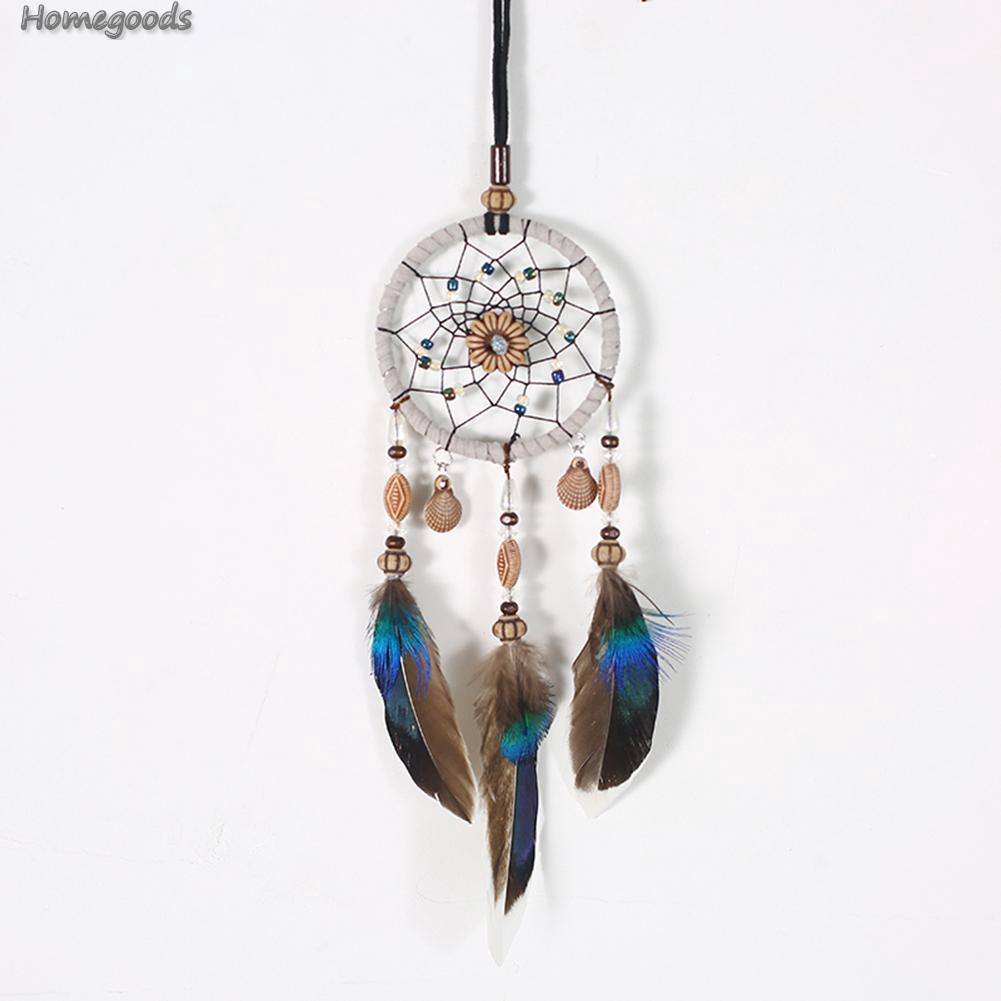 Dreamcatcher Đính Lông Vũ Trang Trí