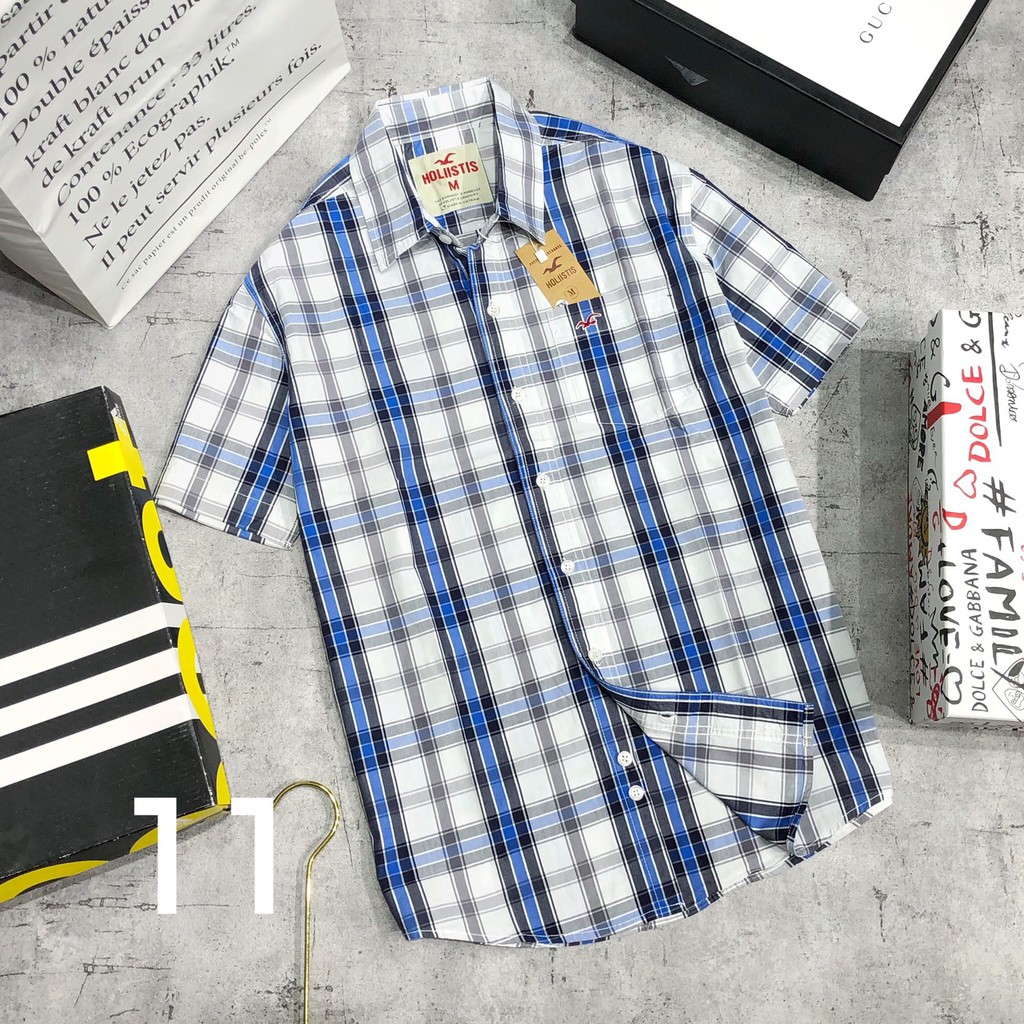Áo sơ mi nam ngắn tay công sở bigsize cao cấp xuất khẩu SMHOL - 11